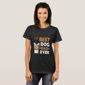 Dog    Best Dog Dad Ever T-shirt (Voorkant volledig)