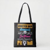 Dog Best Friend Pit bull Gift Tote Bag (Voorkant)