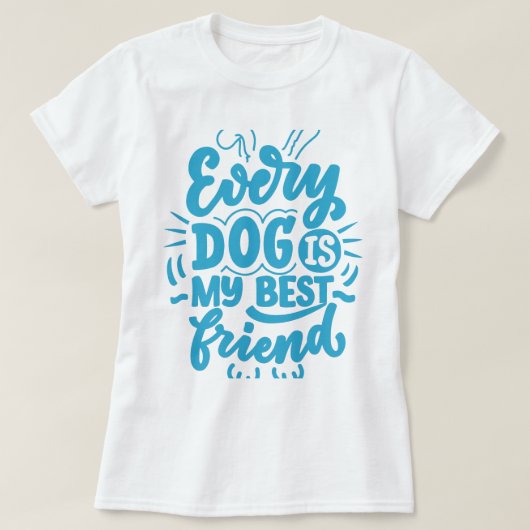 Dog Best Friend T-Shirt (Design voorkant)
