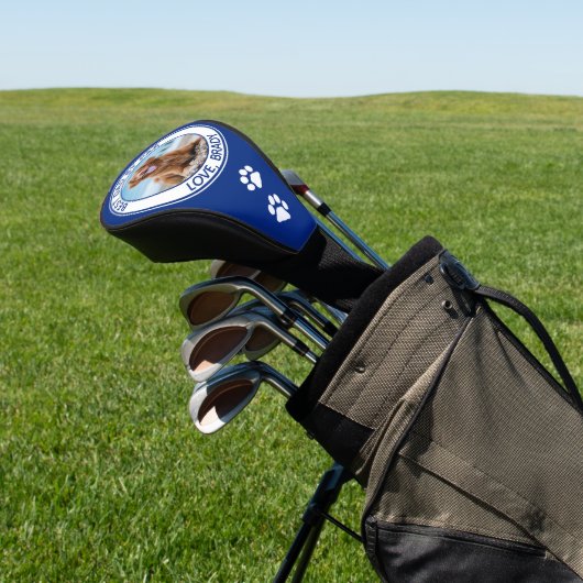 Dog Best Pap Ever Blue Foto Golfheadcover (Insitu)