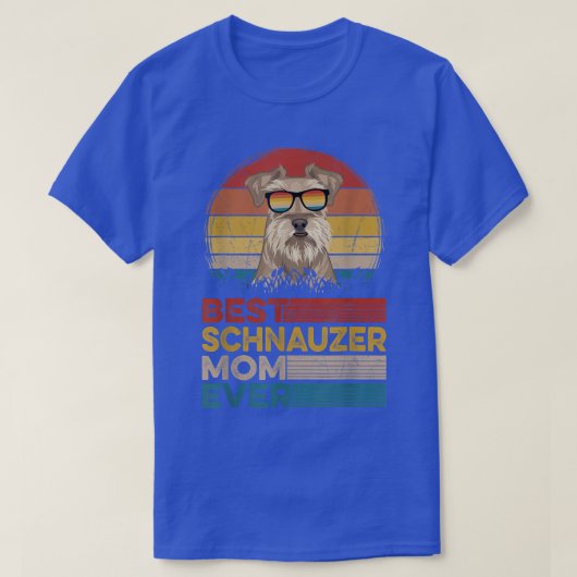 Dog Best Schnauzer Mam Ever Moederdag Pup T-shirt (Design voorkant)