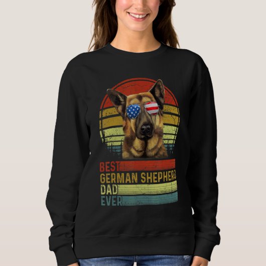 Dog Beste Duitse Schaapvader Overvader D Trui (Voorkant)