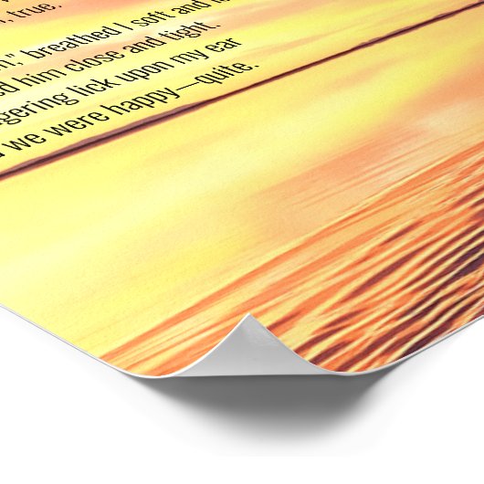 Dog, beste vriend van Man, Comforts Bad Day Poem Poster (Hoek)