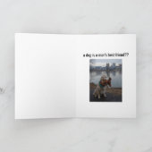Dog - Beste vriend van Man Kaart (Binnen)