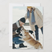 Dog bewaart de datum waarop mensen trouwen kaart (Achterkant)