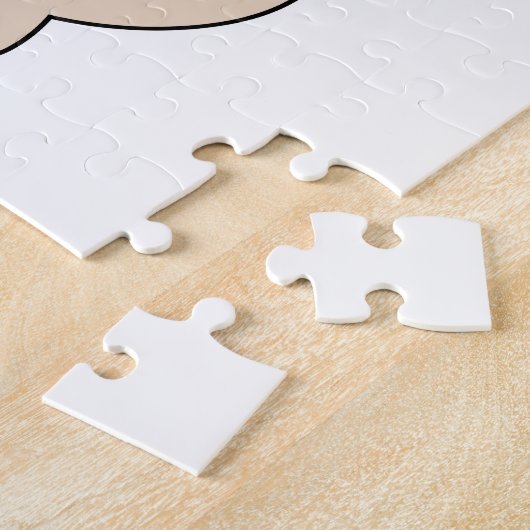 Dog bij afspelen legpuzzel (Zijkant)