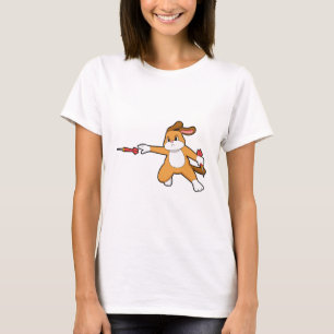 Dog bij Darts met Dart.PNG T-shirt