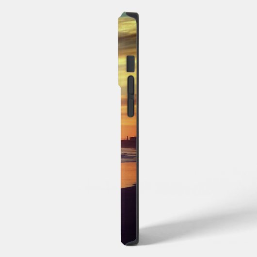 Dog bij Sunset Phone Case (Achterkant / Links)