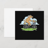 Dog Biking Bike Bicycle Cycle Cycling Mountain Bik Kaart (Voorkant / Achterkant)