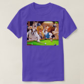Dog-biljarten T-shirt (Design voorkant)