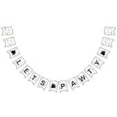 Dog Birthday Fun Polka Dot Paws Party Banner (Alle)