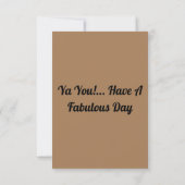 Dog Birthday-kaart Aankondiging (Achterkant)