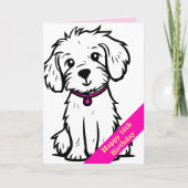 Dog Birthday Kaart, Happy 16th Birthday Kaart (Voorkant)