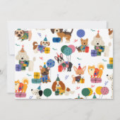 Dog Birthday laat Pawty Puppy Adoption Certificate (Achterkant)