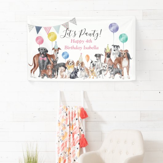 Dog Birthday Let's Pawty Spandoek (Insitu)