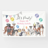 Dog Birthday Let's Pawty Spandoek (Horizontaal)