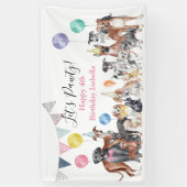 Dog Birthday Let's Pawty Spandoek (Verticaal)