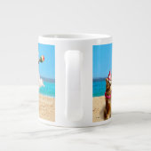 Dog Birthday Party Conga Line Grote Koffiekop (Achterkant)