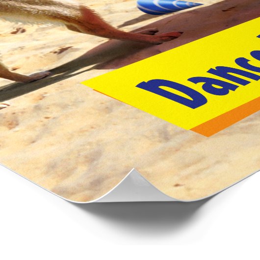 Dog Birthday Party Conga Line Poster (Hoek)