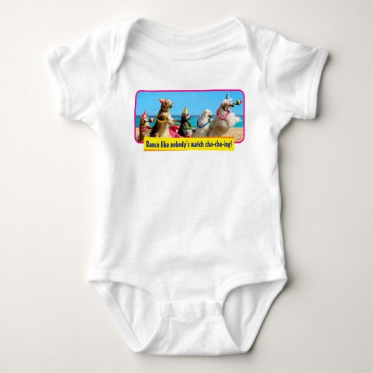 Dog Birthday Party Conga Line Romper (Voorkant)