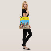 Dog Birthday Party Conga Line Tote Bag (Op model)