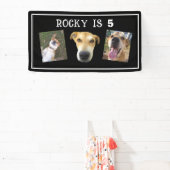 Dog Birthday Party Custom Pet Photo Party Spandoek (Insitu)