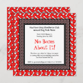 Dog Birthday Party, Doggie Picnic in Park Kaart (Voorkant / Achterkant)