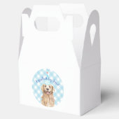 Dog Birthday Party Personalized Favor Box Pset Bedankdoosjes (Geopend)