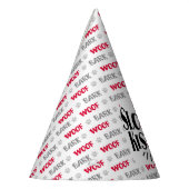 Dog Birthday Pawty met grappig citaat Feesthoedjes (Links)
