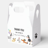 Dog Birthday Puppy Pawty Animals Bedankt Favor Box Bedankdoosjes (Geopend)
