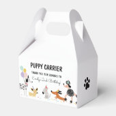 Dog Birthday Puppy Pawty Animals Puppy Carrier Bedankdoosjes (Voorkant Zijde)