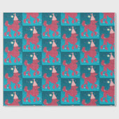 Dog Birthday Wrapping Paper Cadeaupapier (Vlak)
