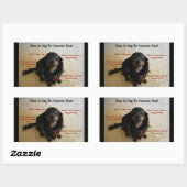 Dog Biscuit Cookie Behandelen Pot Label (Vel)