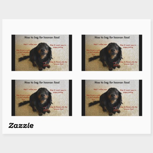 Dog Biscuit Cookie Behandelen Pot Label (Vel)