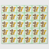 Dog Biscuit kerstmis Cadeaupapier (Vlak)