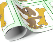 Dog Biscuit kerstmis Cadeaupapier (Rol Hoek)