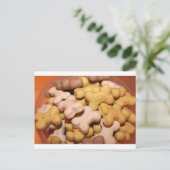 Dog Biscuits Briefkaart (Staand voorkant)