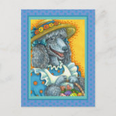 DOG BISCUITS EN EENVOUDIGERE EGG BASKET, CUTE POOD FEESTDAGENKAART (Voorkant)