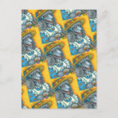 DOG BISCUITS EN EENVOUDIGERE EGG BASKET, CUTE POOD FEESTDAGENKAART (Voorkant)