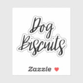 Dog Biscuits Opslag Sticker (Vel)