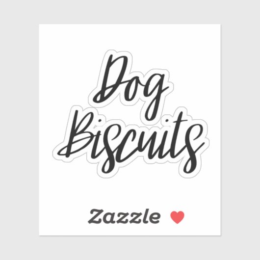 Dog Biscuits Opslag Sticker (Vel)