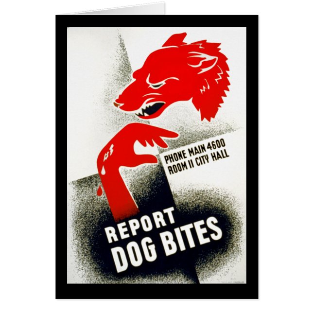 Dog Bites melden (Voorkant)