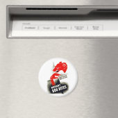 Dog Bites melden Magneet (Insitu (Vaatwasser))