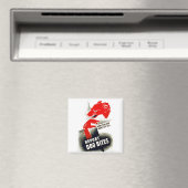 Dog Bites melden Magneet (Insitu (Vaatwasser))