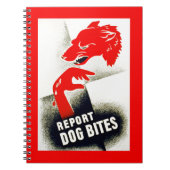 Dog Bites melden Notitieboek (Voorkant)