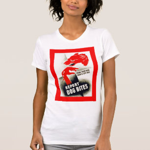 Dog Bites melden T-shirt