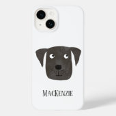 Dog Black Labrador Retriever op maat Case-Mate iPhone Case (Achterkant)