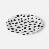 Dog Black Spot Dalmatian Birthday Papieren Bordje (Gekanteld)