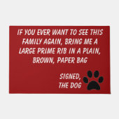 Dog Blackmail Dep Deurmat (Voorkant)