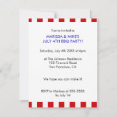 Dog Bless America Patriotic Kaart (Achterkant)